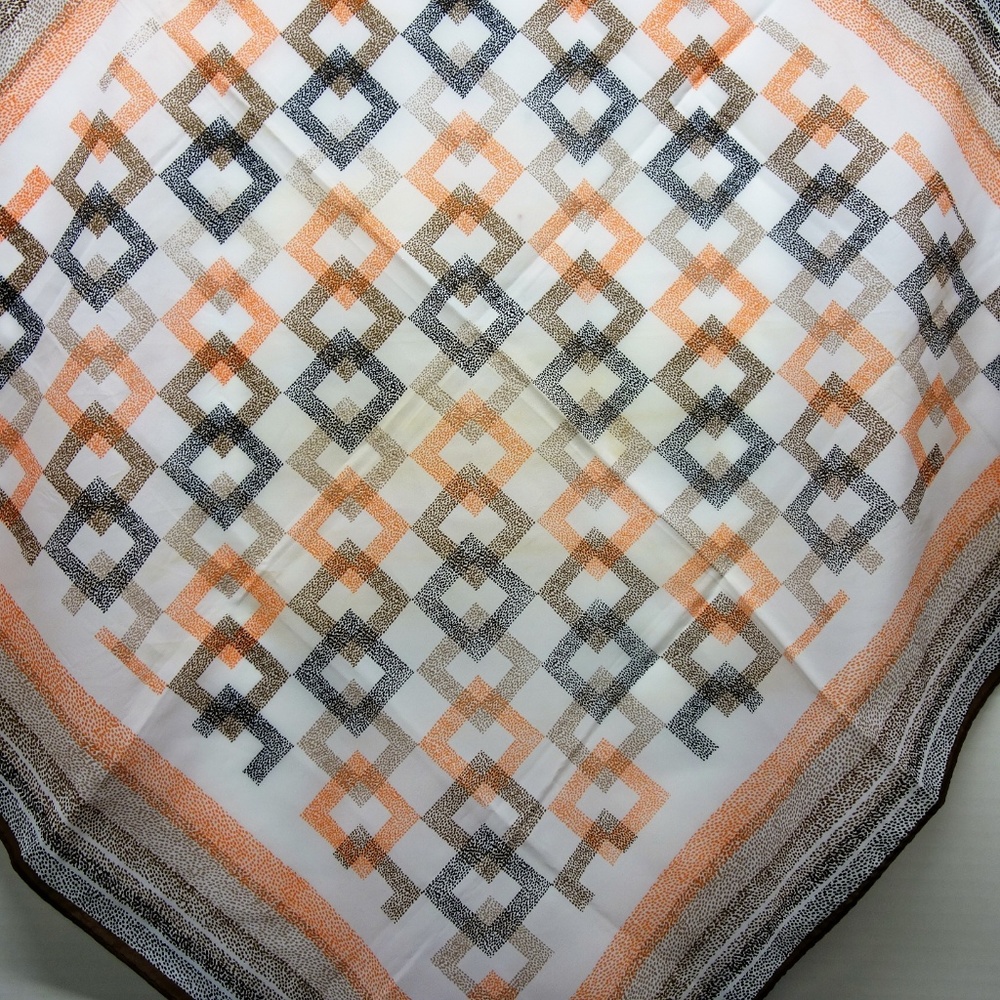 Ben Goodman Vintage Geometric Shapes Scarf